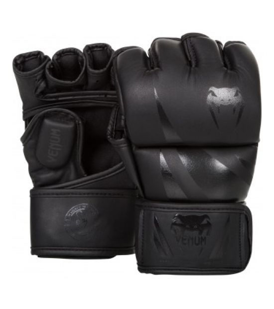 Перчатки для ММА  VENUM CHALLENGER MMA GLOVES - BLACK/BLACK Перчатки для ММА  VENUM CHALLENGER MMA GLOVES - BLACK/BLACK